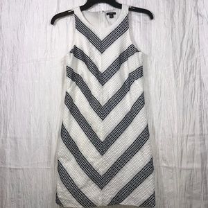 Anne Taylor Embroidered Sheath Dress